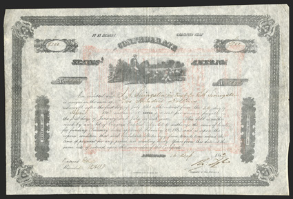 Act of February 20, 1863. $200. Cr.127, B-258. No. 3093. As previous. Very thin paper. Signed by Tyler. Edge and fold wear, about VF. From The Holger Dreher
Collection