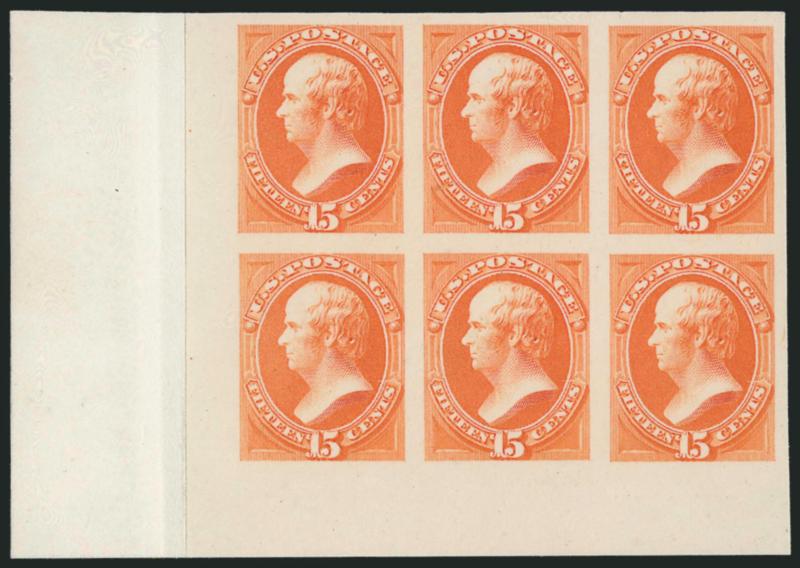 2c-90c Continental Bank Note Issue, Plate Proofs on India or Card (157P4, 160P4, 161P3-163P3, 164P4-166P4).> 15c block of six, others blocks of four, 10c off card, 12c and 15c with original card backing, Very
Fine-Extremely Fine