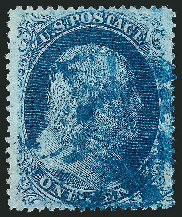 1c Blue, Ty. Va (24).> Plate 5, well-centered with balanced margins, deep rich color, <blue> cancel, Extremely Fine, with 2005 P.F. and P.S.E. certificates which agree on Plate 5 Ty. Va identification, but
differ as to position (XF 90 SMQ $770.00 as