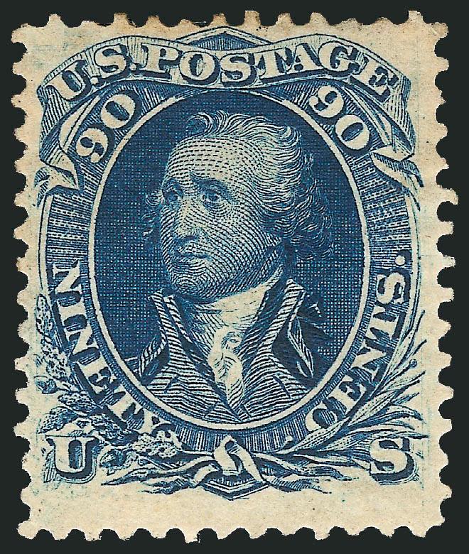 90c Blue, Re-Issue (111).> Original gum, h.r., intense color, minor gum soaked perfs at top, otherwise Fine, only 317 sold, with 2004 P.S.E. certificate