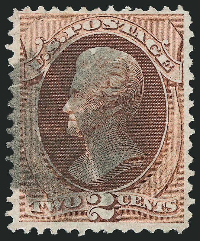2c Red Brown, Points Up I Grill (135 var).> Quartered cork cancel, light creasing, Fine appearance, a seldom-offered and very scarce variety, with photocopy of 1985 P.F. certificate