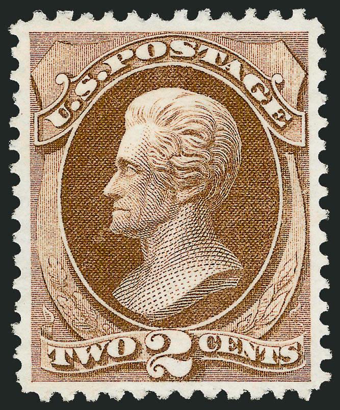 2c Red Brown (146).> Unused (no gum), beautiful margins and perfectly centered, deep rich color, Extremely Fine, with 2002 P.S.E. certificate