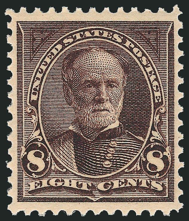 8c Violet Brown (272).> Mint N.H., well-centered, bright paper, Extremely Fine, with 2010 P.S.A.G. certificate (XF 90)