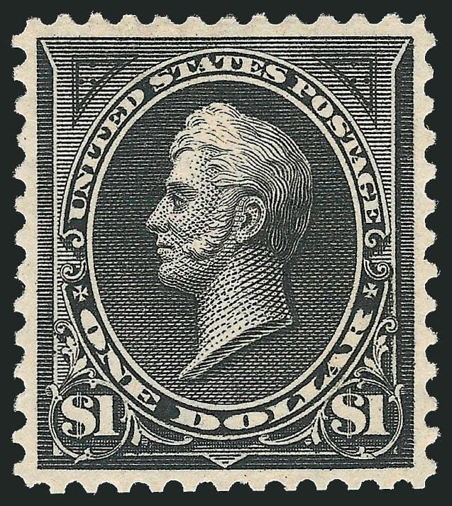 $1.00 Black, Ty. II (276A).> Original gum, wonderfully well-centered, fresh and bright, reperfed at bottom, Extremely Fine appearance, with 2006 P.F. certificate