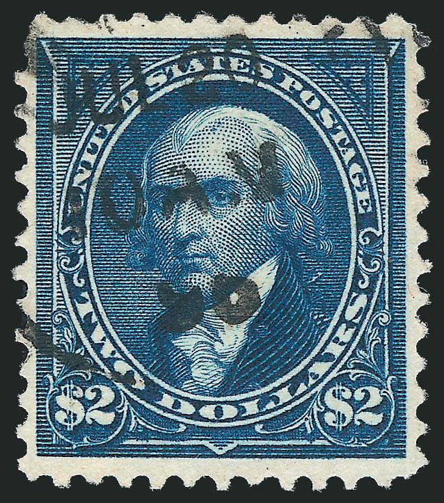 $2.00 Bright Blue (277).> Bright shade on crisp paper, neat strike of circular datestamp, Very Fine and choice, with 1984 and 2007 P.F. certificates