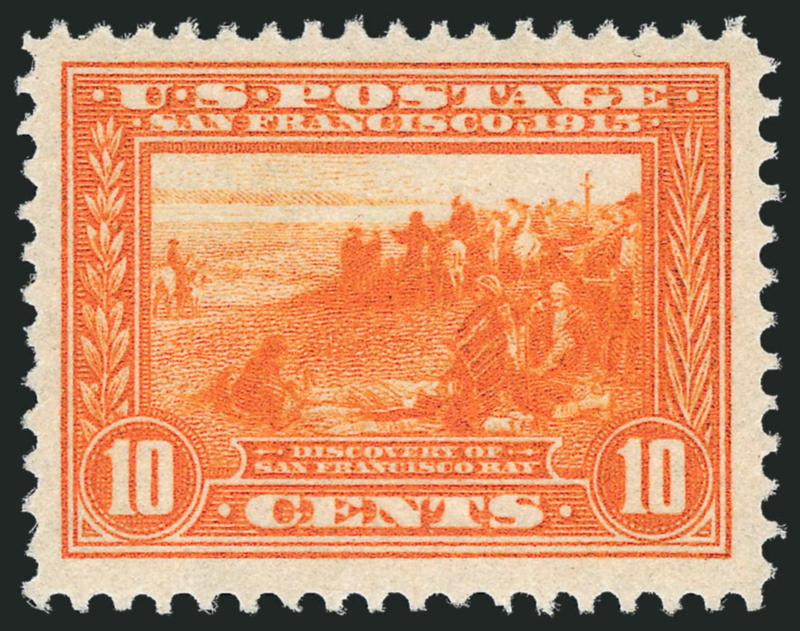 1c-10c Panama-Pacific (397-400A).> Mint N.H., all exceptionally well-centered, couple exceedingly so, Very Fine-Extremely Fine, last three with 2008 or 2009 P.S.E. certificates graded 85 or 90 for a total SMQ
value of $1,150.00