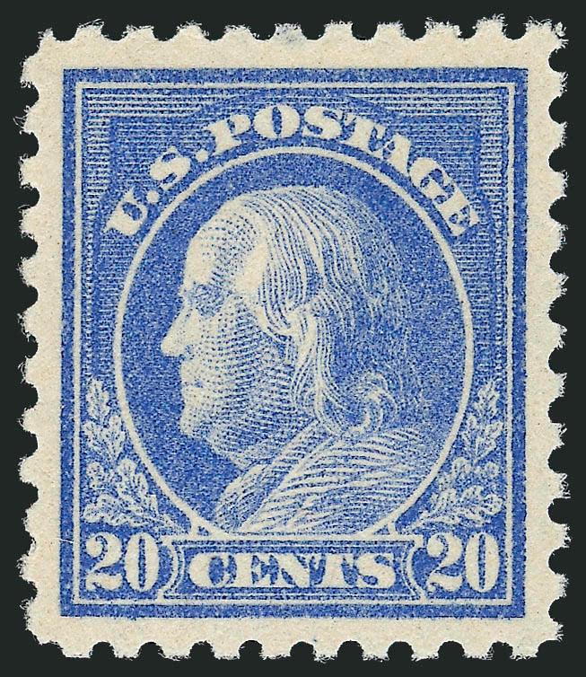 20c Ultramarine (438).> Barest trace of hinging if at all, bright shade, Extremely Fine, with 1989 P.F. certificate
