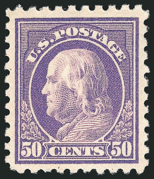 50c Light Violet (477).> Wide well-balanced margins, beautiful pastel color on bright white paper, Extremely Fine