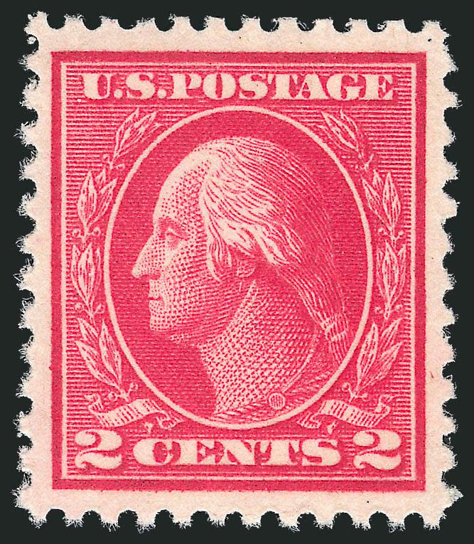 2c Deep Rose, Ty. Ia (500).> Lightly hinged, deep shade, Extremely Fine, with photocopy of 1988 P.F. certificate for block of four