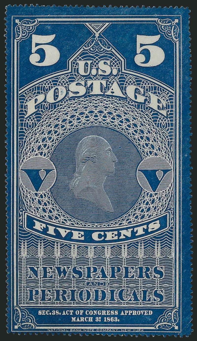 5c-25c 1865 Issue (PR1, PR2, PR2a, PR3).> Without gum as issued, incl. both shades of the 10c, fresh, rich colors, Fine-Very Fine