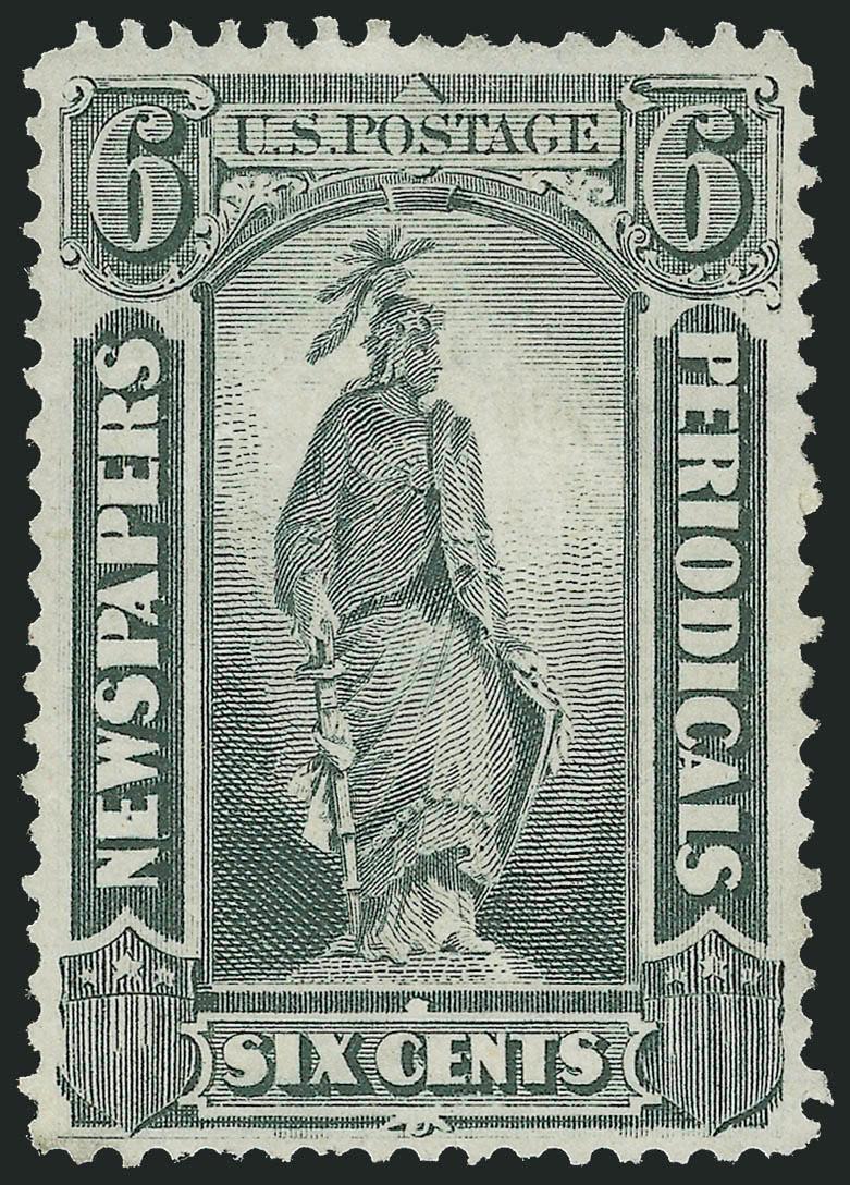 6c Gray Black, 1875 Special Printing (PR36).> Without gum as issued, crisp impression, choice centering, few slight nibbed perfs at bottom not mentioned on accompanying certificate, Very Fine and choice, with
2002 P.F. certificate