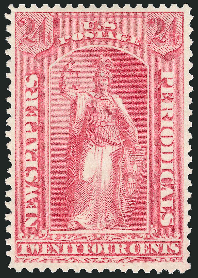 24c Pale Rose, 1875 Special Printing (PR41).> Without gum as issued, bright color, reperfed three sides, Very Fine appearance, only 411 sold, with 1987 P.F. certificate