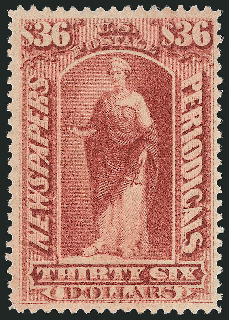 $36.00 Indian Red, 1879 Issue (PR77). Mint N.H.,> incredibly fresh with beautiful color, Very Fine Fine, difficult to find in Mint N.H. condition, with 2009 P.F. certificate for horizontal pair, Scott Retail as
hinged