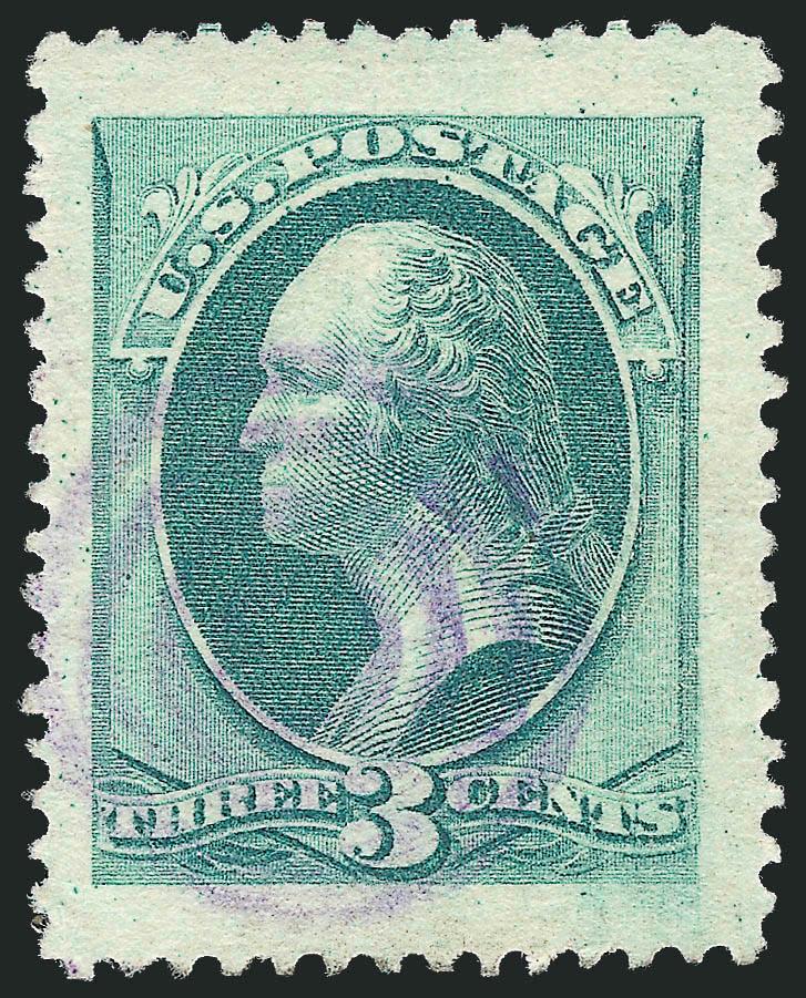 Bank Note Used Large and Jumbo Margin Stamps.> Ten different, most well-centered to perfectly centered, incl. Nos. 178, 183, 185, 205, 215-216 and 218, No. 205 corner crease, couple other trivial flaws,
otherwise nearly all Very Fine to Extremely Fin