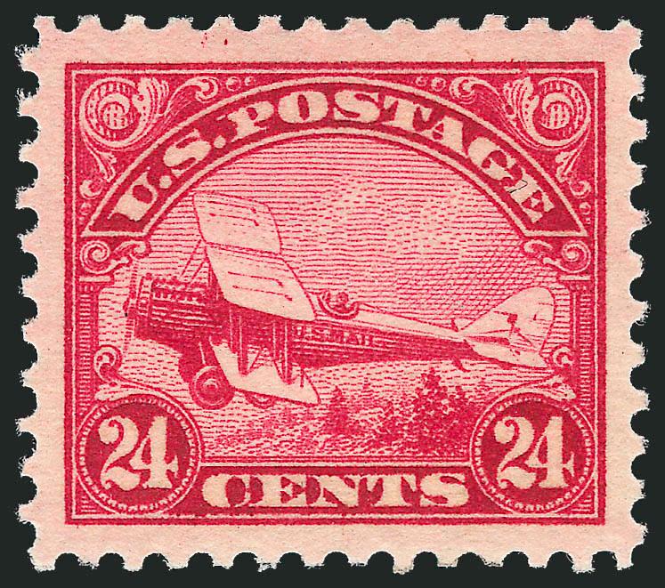 6c-24c 1918-23 Air Post (C1-C6).> C4 with faults (not counted), others well-centered, fresh colors, the C6 with huge Jumbo margins and perfect centering, Extremely Fine, No. C5 with 2007 P.S.E. certificate
(OGph 90) and C6 2007 P.S.E. certificate (OG