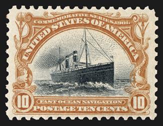 1904 US Stamps #327 10c Mint Hinged F/VF OG Louisiana Purchase Exposition  Issue