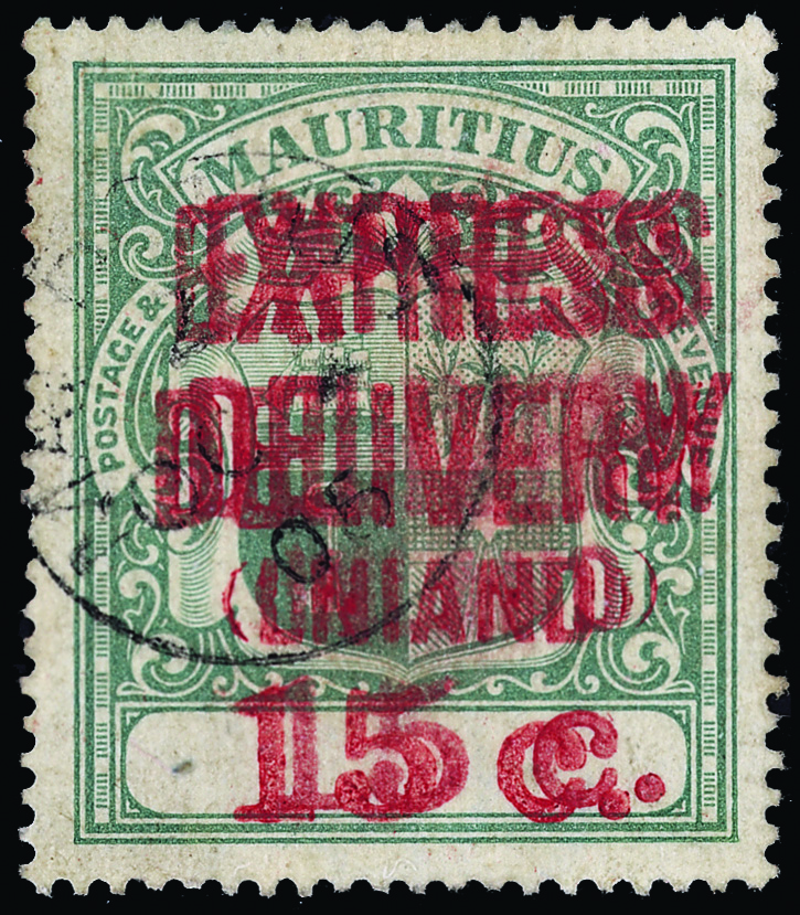 Mauritius 1898 36c Orange & Ultramarine SG133 V.F.U (2) Stamp