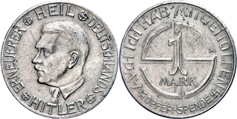 07 14 g Nachprägung einer antiken griechischen Münze oder Medallie ca 26 mm