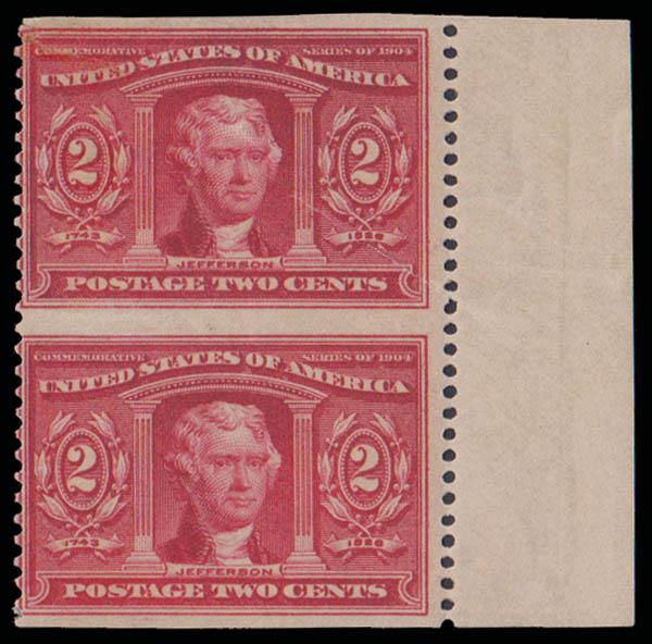 U.S. Scott #324 Jefferson - Louisiana Purchase Stamps - Mint
