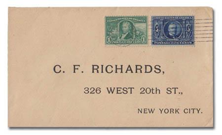 US Stamps Value Scott Catalogue # 326: 5c 1904 Louisiana Purchase