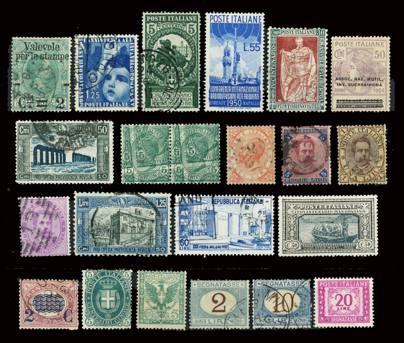 92 cents . Green Vintage Postage Stamp Variety Pack . Set of 5
