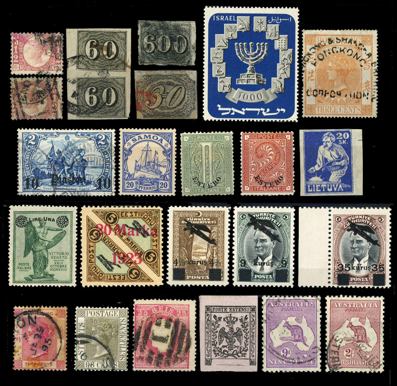 Sold at Auction: 4 x stamp albums containing Australian and World