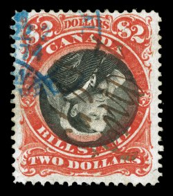 van Dam FB53a, 1868 $2.00 Third Bill revenue, Center Inverted, an extraordinary quality used example of this very rare and popular error, being not only completely free of any
of the flaws that affect the few known copies, but is likely among