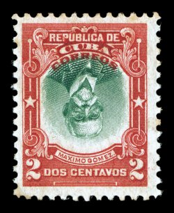 240a, 1910 2c Carmine and green, Center Inverted, strong colors, well centered, o.g., faint toning, otherwise very fine.