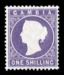 19 var., 1887 1- Violet, Double Embossing, One Inverted, gem mint example of this scarce and unusual variety, marvelously fresh and crisp, deep luxuriant color and strong
embossing showing the two impressions well, attractively centered, o.g.,