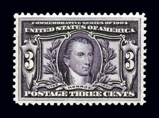 US Stamp 2003 Louisiana Purchase - 4 Stamp Plate Block