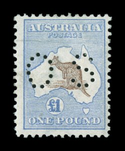 Postmarks GOODWOOD Kangaroo Stamps 1d Red Pair block CANCELS roo stamp 