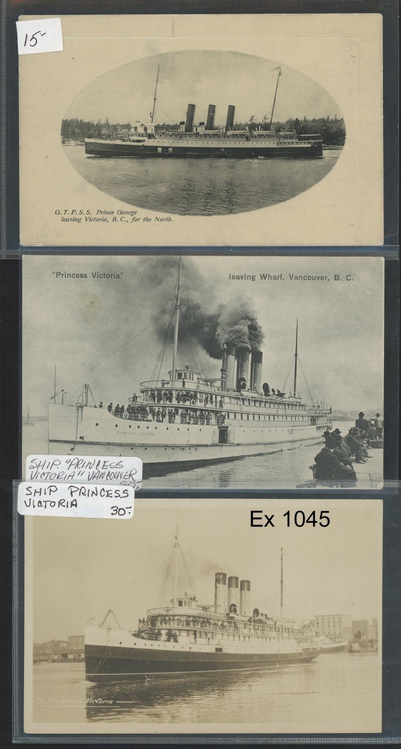 Early 1900\u2019s Ship Postcard Vintage Antique Godspeed II
