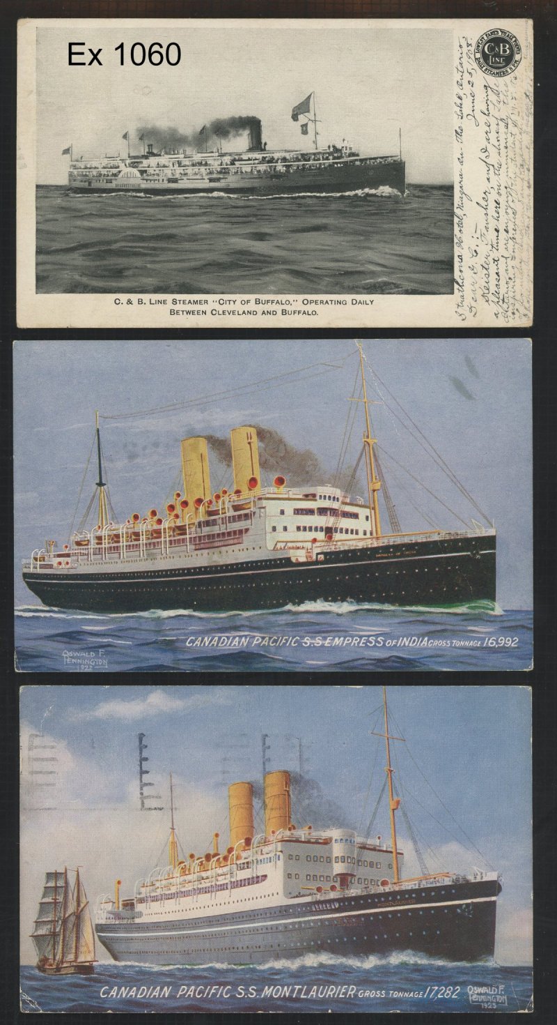 Early 1900\u2019s Ship Postcard Vintage Antique Godspeed II